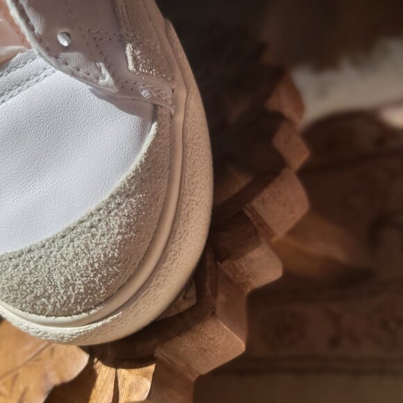 White/Black/Orange Nike, WMNS Blazer Low Platform DJ0292-101 - Picture 7 of 8